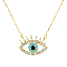 Turquoise Evil Eye Necklace