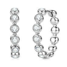 Gold Filled Moissanite Crystal Earrings