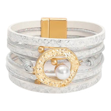 Pearl Leather Bracelet