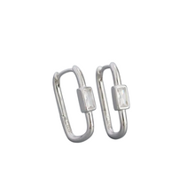 Rectangle Swarovski Crystal Earrings