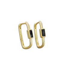 Rectangle Swarovski Crystal Earrings
