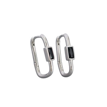 Rectangle Swarovski Crystal Earrings