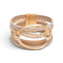 Freeform Leather Bracelet