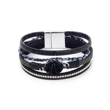 Druzy Leather Bracelet