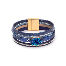 Druzy Leather Bracelet
