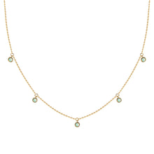 Sterling Silver Round Opal Necklace