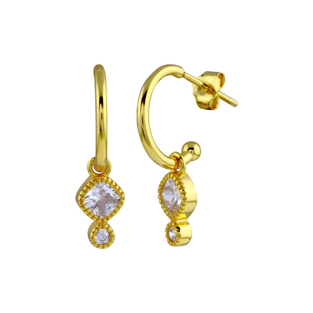 Dainty Vintage Inspired Hoop Earrings