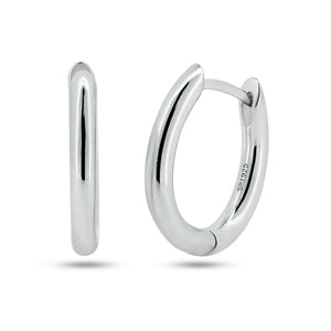 Oval Hoop Earrings