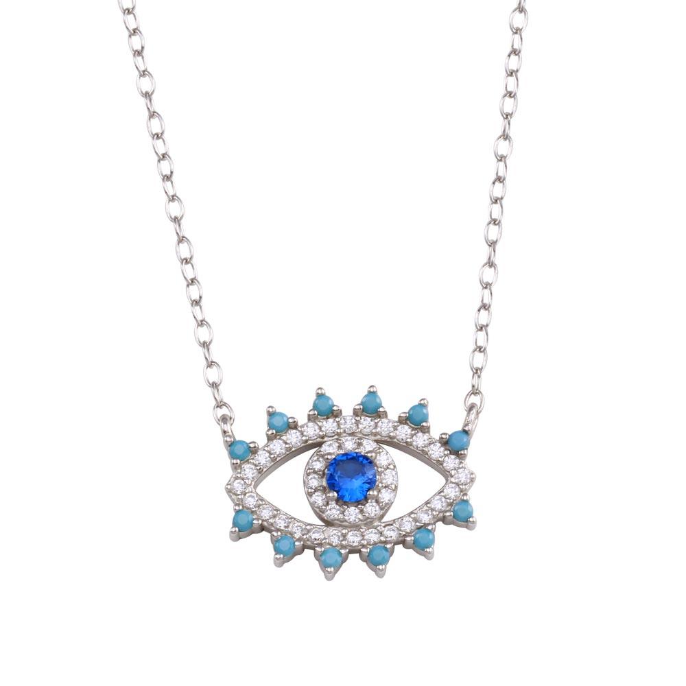 Dazzling Evil Eye Necklace
