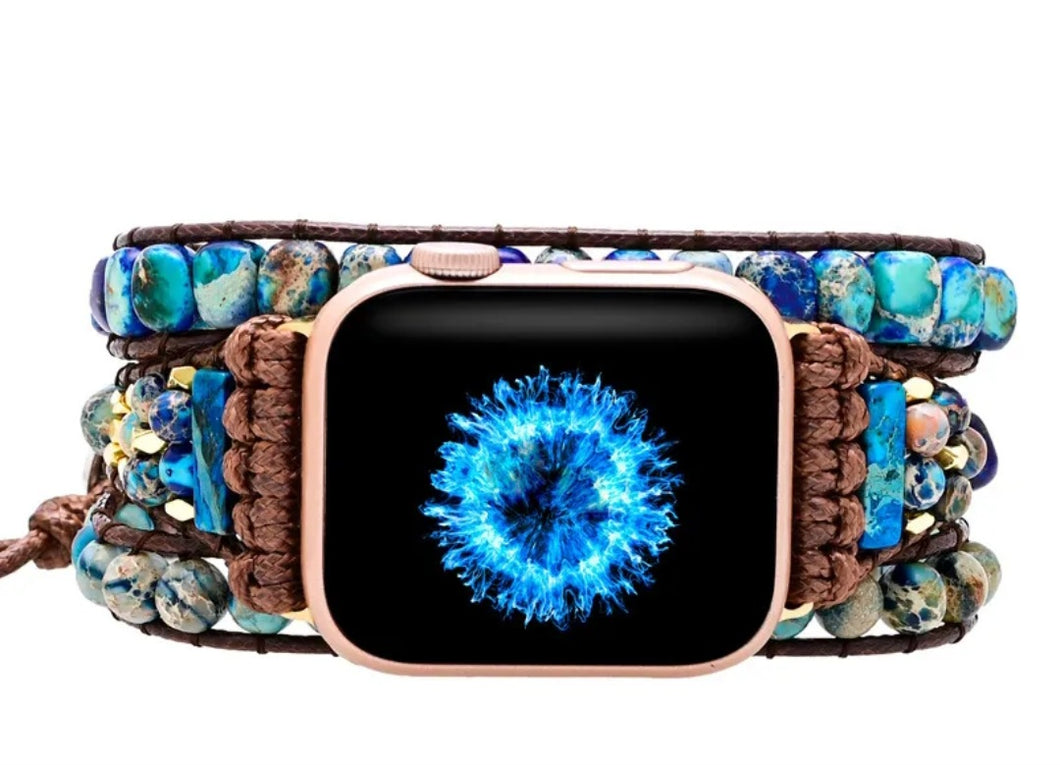 Apple Watch Gemstone Wrap Bracelet