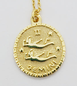 Zodiac Coin Necklace
