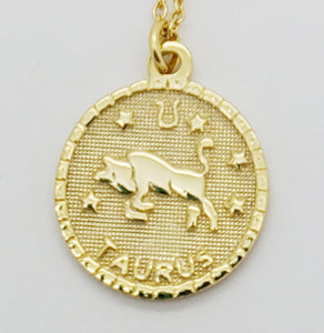 Zodiac Coin Necklace