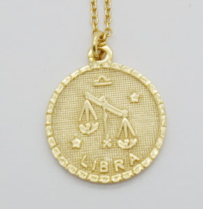 Zodiac Coin Necklace