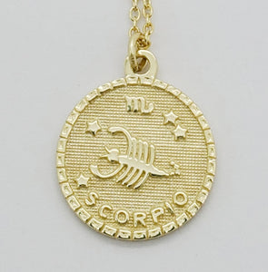Zodiac Coin Necklace