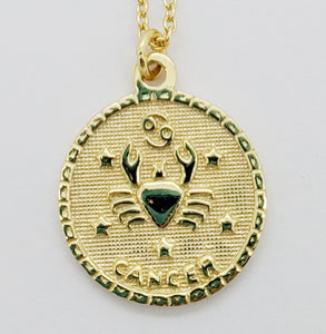 Zodiac Coin Necklace