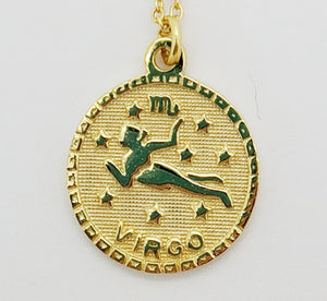 Zodiac Coin Necklace