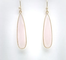 Posh Rocks - Oblong Teardrop Earrings