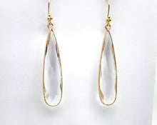 Posh Rocks - Oblong Teardrop Earrings