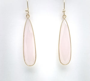 Posh Rocks - Oblong Teardrop Earrings