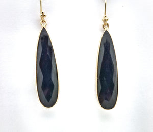 Posh Rocks - Oblong Teardrop Earrings