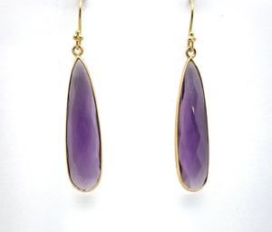 Posh Rocks - Oblong Teardrop Earrings