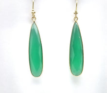 Posh Rocks - Oblong Teardrop Earrings