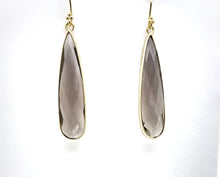 Posh Rocks - Oblong Teardrop Earrings