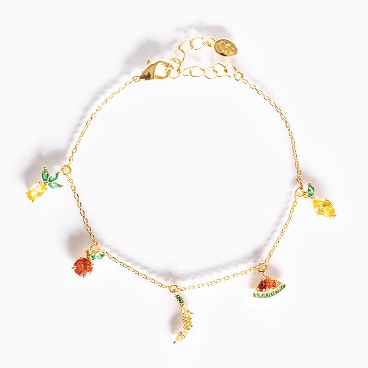 Tropical Fruit Basket Bracelet