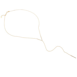 V Shape Lariat