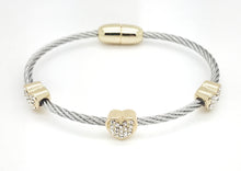 Cable Heart Bracelet