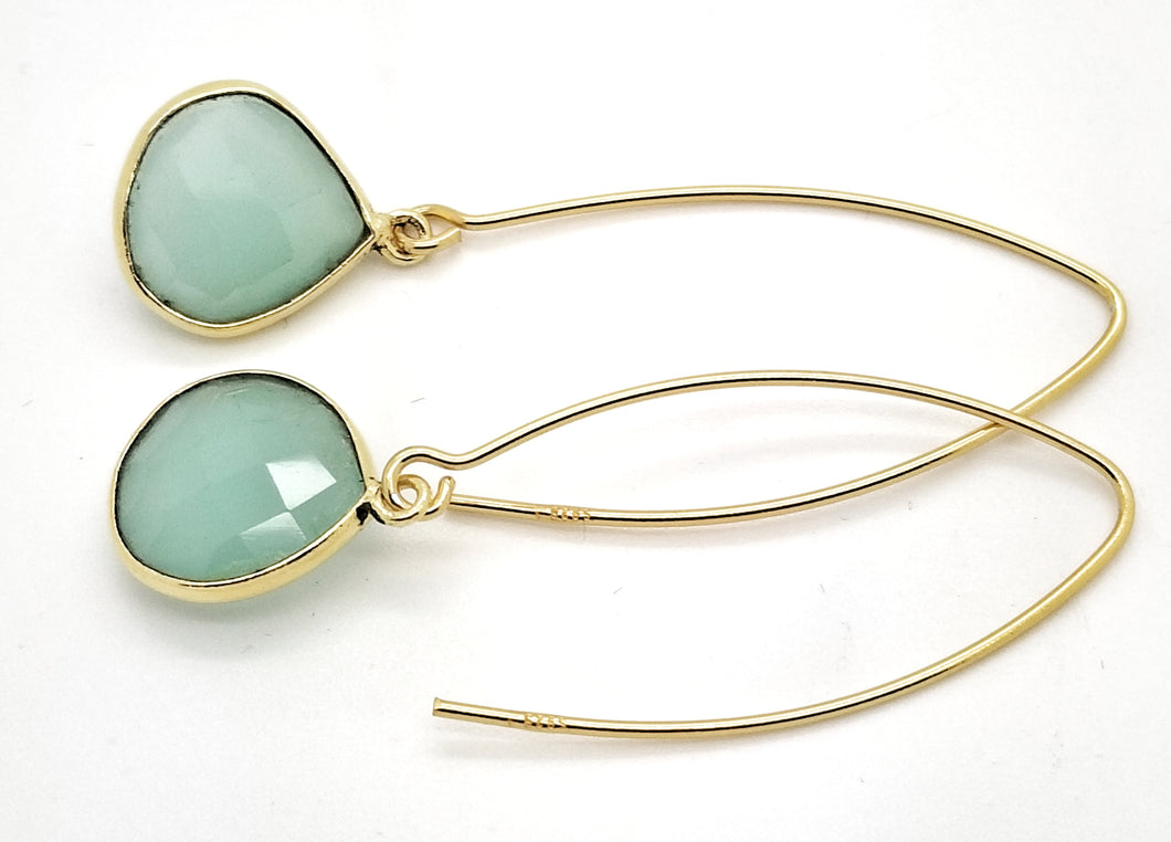 Posh Rocks - Hook & Petite Pear Drop Earrings